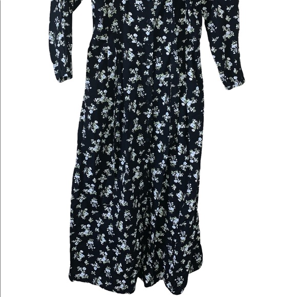 Sold Vetta Capsule The square neck floral midi dress - Picture 4 of 8